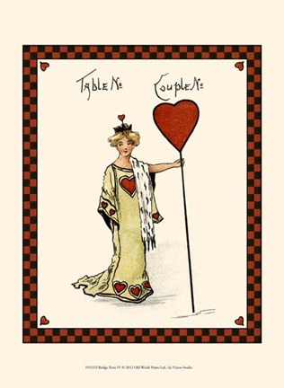 Framed Bridge Party IV Print