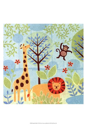 Framed Jungle Buddies Print