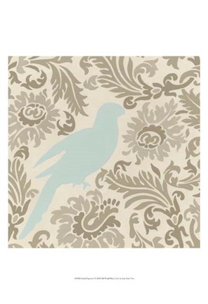 Framed Island Tapestry I Print