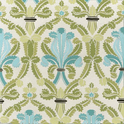 Framed Cottage Patterns VII Print