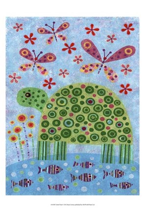 Framed Turtle Pond Print