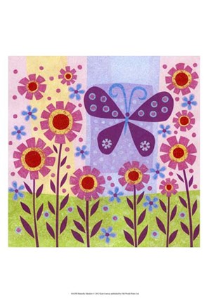 Framed Butterfly Meadow Print