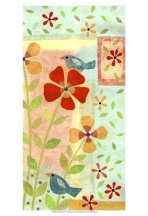 Framed Little Birds II Print