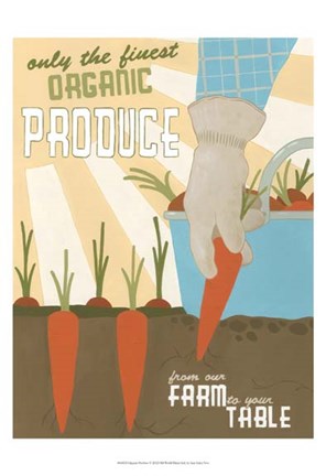 Framed Organic Produce Print