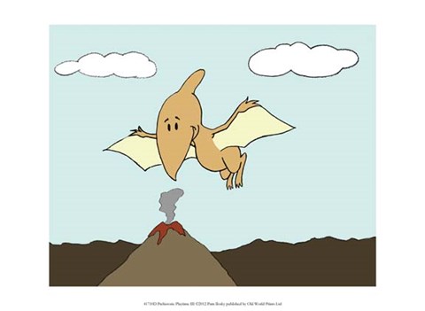 Framed Prehistoric Playtime III Print