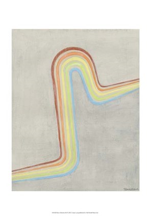 Framed Retro Rhythm III Print