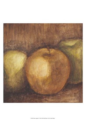 Framed Rustic Apples I Print
