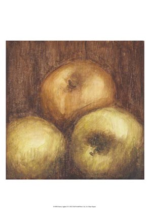 Framed Rustic Apples II Print
