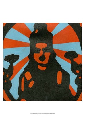 Framed Bliss Buddha I Print