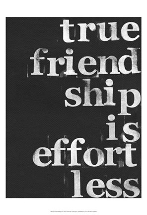 Framed Friendship I Print