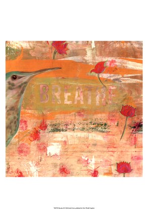 Framed Breathe II Print