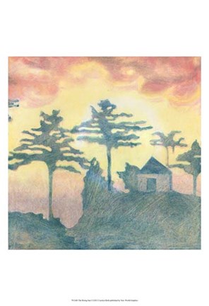 Framed Rising Sun I Print