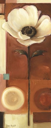 Framed 60&#39;s Blooms 3 detail Print