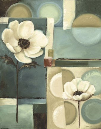 Framed 60&#39;s Bloom 2 Print