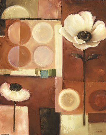 Framed 60&#39;s Bloom 3 Print