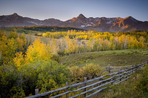 Framed Country Morning Print