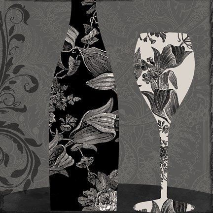 Framed Vin Elegant II Print