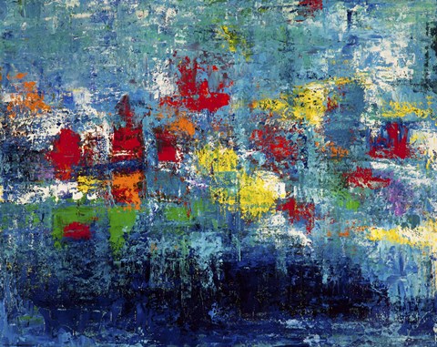 Framed Water Garden Print