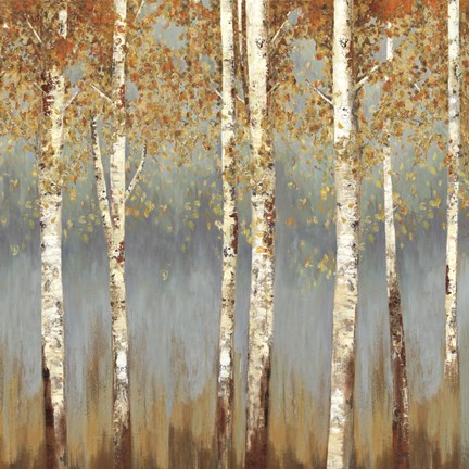 Framed Falling Embers II Print