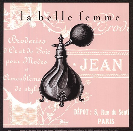 Framed La Belle Femme III Print