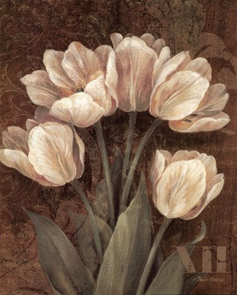 Framed Petit Jardin Tulips Print