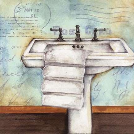 Framed Cleanse Bath Print
