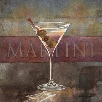 Framed Martini Print