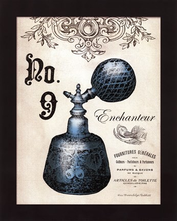 Framed French Perfume 9 - mini Print