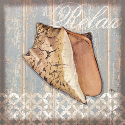 Framed Spa Shells II - mini Print