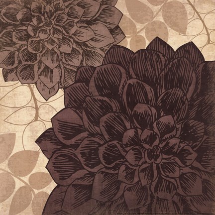 Framed Dahlia I - mini Print