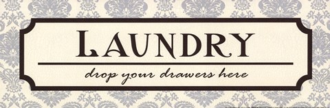 Framed Laundry Drawers - mini Print