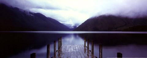 Framed Serene Dock II Print