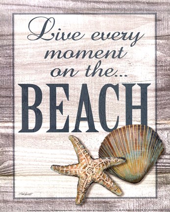Framed Live Every Moment - mini Print