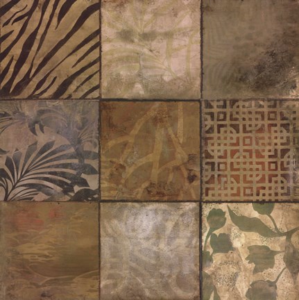Framed Mosaic IV - Detail III Print