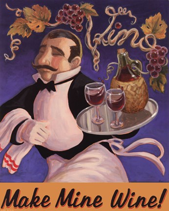 Framed At Your Service IV Print