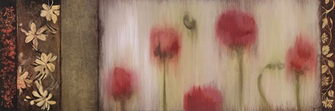 Framed Rain Flower II Print