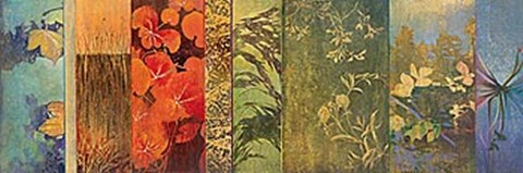 Framed Leaves Alive Print