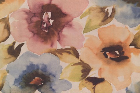 Framed Floral Fusion II Print