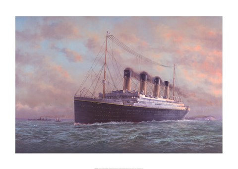 Framed Titanic Print