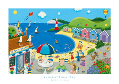 Framed Summertime Bay Print