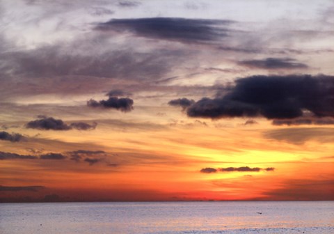 Framed Amber Bay Print