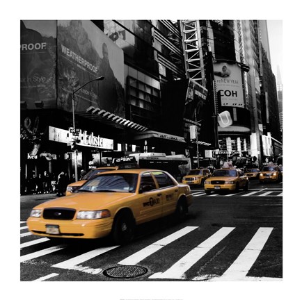 Framed City Streets II Print