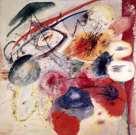 Framed Black Lines, 1913 Print