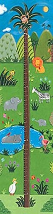 Framed Jungle Growth Chart Print
