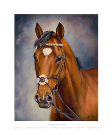 Framed Frankel Print