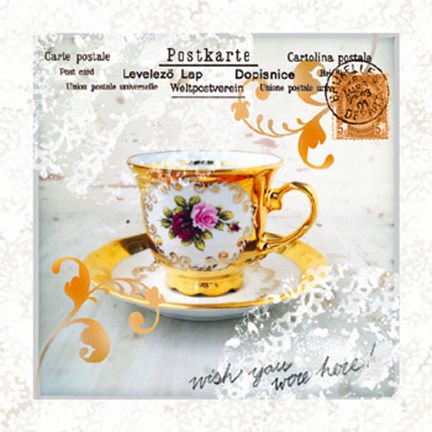 Framed Morning Tea IV Print