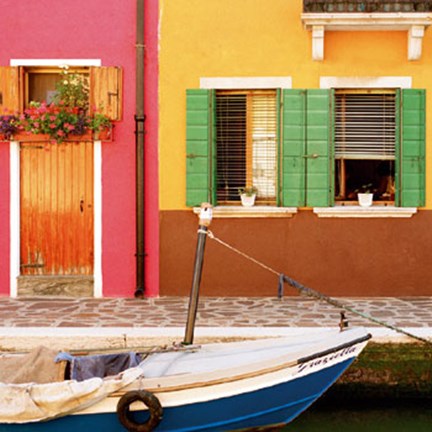 Framed Burano V Print