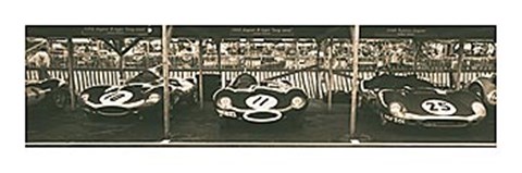 Framed Jaguar D-Type / Tojeiro Print