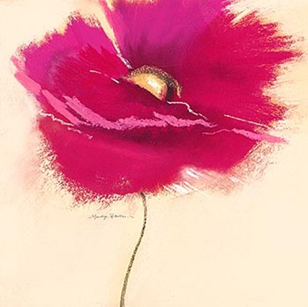 Framed Poppy Power III Print