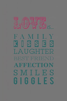 Framed What Love Is... Print